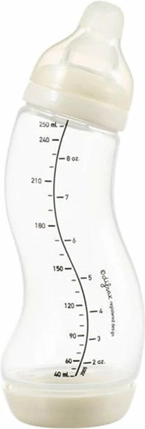 Difrax - S-Fles Natural - Babyfles Caramel - 0+ Maanden - 250ml 1 Difrax - S-Fles Natural - Babyfles Caramel - 0+ Maanden - 250ml
