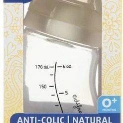 Difrax Anti-Colic S-Babyfles Natural - 170 Ml - Popcorn/Cr Me -Baby's Only 318x840