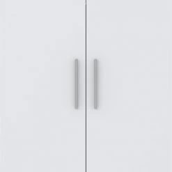 Cabino Babykamer Fresno- Babybed & Commode & Kledingkast - Verstelbare Bodem - Wit -Baby's Only 327x840