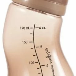 Difrax - S-Fles Natural - Babyfles Blauw- 0+ Maanden - 170ml