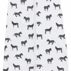 Meyco Baby Slaapzak 4 Seizoenen Zebra Animal - Honey Gold -Baby's Only 367x840