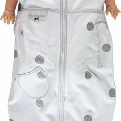 Puckababy Inbakerslaapzak Original Mini - 3-6 Maanden - White Dotty -Baby's Only 371x840