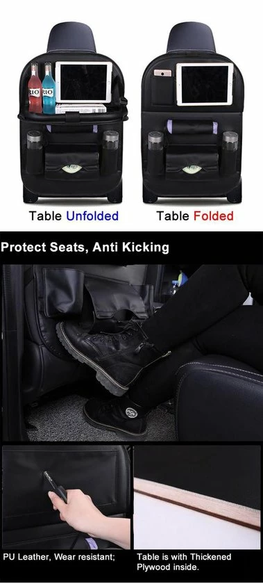 Merkloos PREMIUM Autostoel Organizer - Carseat Organiser - Auto Stoel Organizer - Tablet Houder - Auto Tafeltje - Auto Organizer - Beker Houder - Paraplu Houder - Tissue Doos Houder 5 Merkloos PREMIUM Autostoel Organizer - Carseat Organiser - Auto Stoel Organizer - Tablet Houder - Auto Tafeltje - Auto Organizer - Beker Houder - Paraplu Houder - Tissue Doos Houder - Afbeelding 5