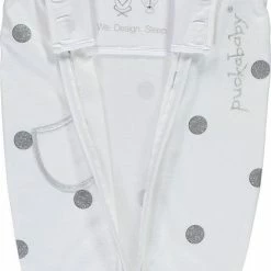 Puckababy Inbakerslaapzak Original Mini - 3-6 Maanden - White Dotty -Baby's Only 418x840