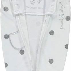 Puckababy Inbakerslaapzak Original Mini - 3-6 Maanden - White Dotty -Baby's Only 420x840 1