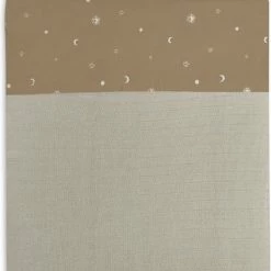 Jollein Baby Laken Wieg 75x100cm Stargaze - Biscuit