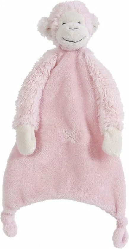 Happy Horse Aap Mickey Knuffeldoekje - Roze - Baby Cadeau 1 Happy Horse Aap Mickey Knuffeldoekje - Roze - Baby Cadeau