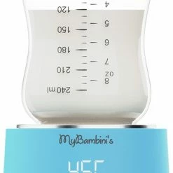 MyBambini's Bottle Warmer Pro™ - Draagbare Baby Flessenwarmer Voor Onderweg - Blauw - Geschikt Voor AVENT Philips, Chicco & Dodie