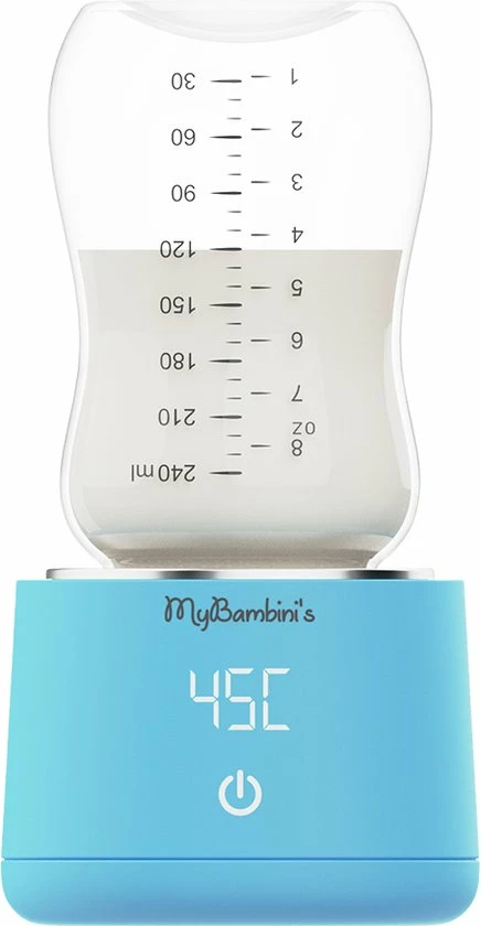 MyBambini's Bottle Warmer Pro™ - Draagbare Baby Flessenwarmer Voor Onderweg - Blauw - Geschikt Voor AVENT Philips, Chicco & Dodie 1 MyBambini's Bottle Warmer Pro™ - Draagbare Baby Flessenwarmer Voor Onderweg - Blauw - Geschikt Voor AVENT Philips, Chicco & Dodie