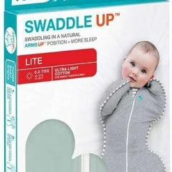 Love To Dream™ Babyslaapzak Swaddle Up™ - Inbakeren - Baby 0-3 Maanden - 3.5-6 Kg - Zomer - Olijf Groen -Baby's Only 450x840