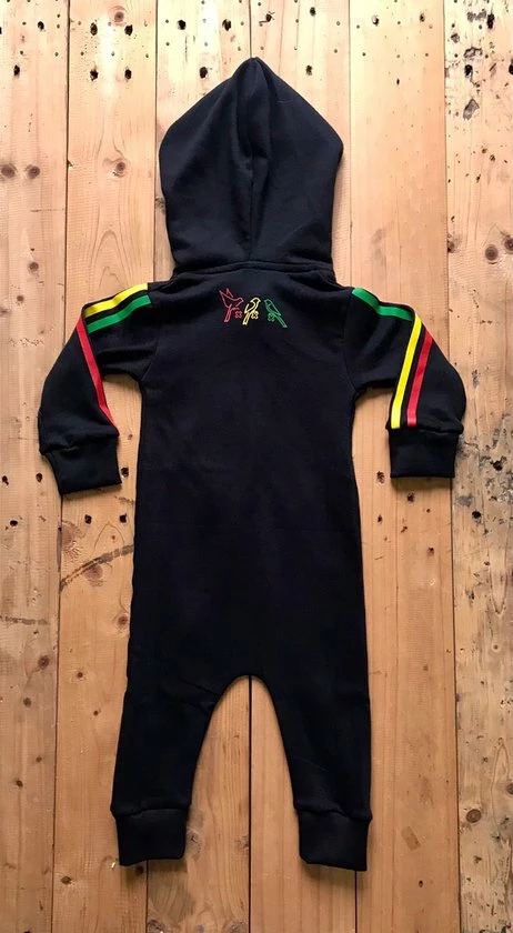 Merkloos Speciale Editie Baby Jogging Overall Anorak Boxpakje AJAX 3de Tenue Tracksuit | Bob Marley 3 Little Birds | Met Duurzaam Rits | In Mooie Cadeaudoos | Maat S- EU62/68 3 Merkloos Speciale Editie Baby Jogging Overall Anorak Boxpakje AJAX 3de Tenue Tracksuit | Bob Marley 3 Little Birds | Met Duurzaam Rits | In Mooie Cadeaudoos | Maat S- EU62/68 - Afbeelding 3