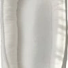 Bimbi Baby Musthaves Bimbi Babynestje - Off White - Rib Bamboe - 90x50 Cm - Los Matrasje - Oeko-Tex Gecertificeerde Stoffen