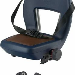 Qibbel 6+ Junior Fietsstoeltje Achter - Blauw Met Bruin Kussentje -Baby's Only 472x840 7