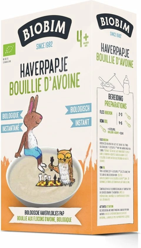 Biobim Papje 4 Mnd Haver 200 G 4 Biobim Papje 4 Mnd Haver 200 G - Afbeelding 4