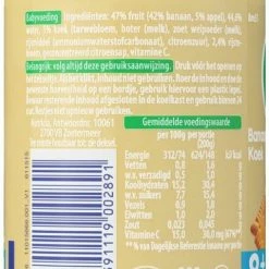 Olvarit Fruithapje 8+ Maanden - Banaan Koek - 6 X 200g -Baby's Only 480x840 2