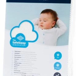 AeroSleep® Hoeslaken - Bed - 120 X 60 Cm - Wit -Baby's Only 481x840 5