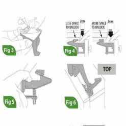 Sparkles Baby Safety Onzichtbare Lade- & Kastsloten Kinderbeveiliging - 12 Stuks - Zelfklevend -Baby's Only 489x840 3