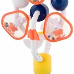 Rubo Toys Nijntje Molen Rammelaar - Rammelaars - Sterk Kunststof - Zuignap Voor Gladde Oppevlakken - Vanaf 6 Maanden