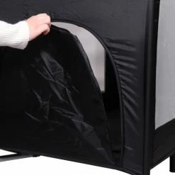 Ding Deluxe Black Campingbedje Incl. Bodemverhoger -Baby's Only 506x840