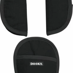 Dooky® Dooky Gordelbeschermers Universeel Uni Zwart Katoen