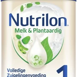 Nutrilon Melk & Plantaardig 1 - Volledige Zuigelingenvoeding 0-6 Maanden - 800g