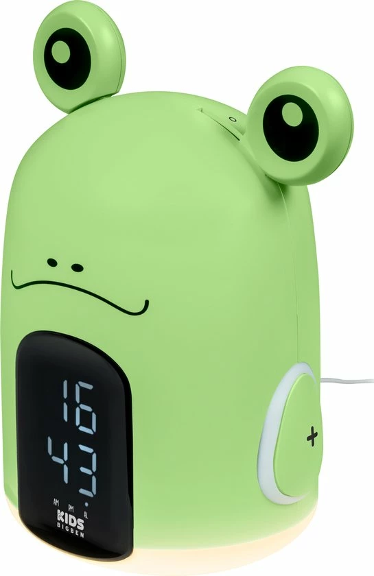 Bigben Kinderwekker Met Geluidseffecten - Nachtlamp - Trevor De Kikker 10 Bigben Kinderwekker Met Geluidseffecten - Nachtlamp - Trevor De Kikker - Afbeelding 10