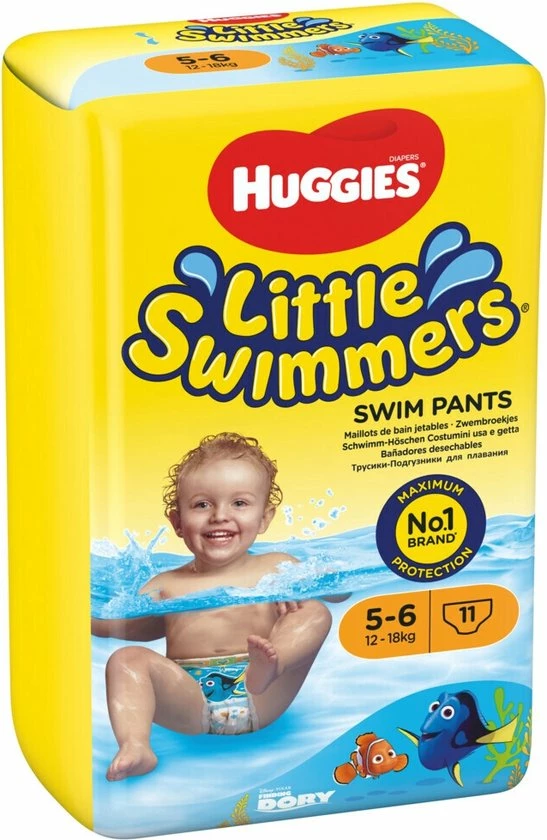 Huggies Little Swimmers 5-6 10 Stuks 9 Huggies Little Swimmers 5-6 10 Stuks - Afbeelding 9