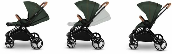 Lionelo Mika 3in1 - Kinderwagen - De Stoel Kan Zowel Naar Voor Als Naar Achter - Vesrtelbare Rugleuning - Waterdichte Dak XXL Met UPF 50+ Filter 4 Lionelo Mika 3in1 - Kinderwagen - De Stoel Kan Zowel Naar Voor Als Naar Achter - Vesrtelbare Rugleuning - Waterdichte Dak XXL Met UPF 50+ Filter - Afbeelding 4