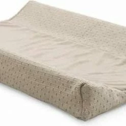 Jollein Aankleedkussenhoes Bliss Knit 50x70cm - Nougat -Baby's Only 550x253