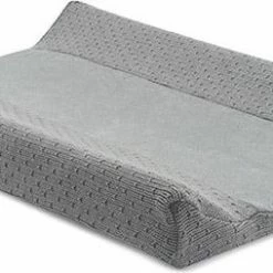 Jollein Aankleedkussenhoes Bliss Knit 50x70cm - Nougat -Baby's Only 550x254