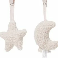 Jollein Babygym Speeltjes - Moon - Nougat - 4 Stuks