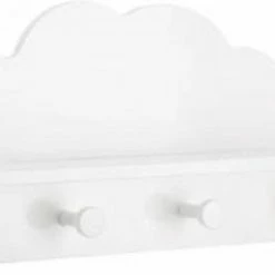Atmosphera For Kids Kapstok Witte Wolk - 4 Haken - Kinderdecoratie-kinderkapstok