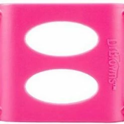 Dr. Brown's Siliconen Handvat Voor Brede Halsfles - Roze -Baby's Only 550x292