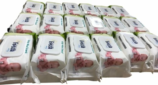 Fresh Baby Billendoekjes Megavoordeel! 2160 Doekjes - Anti Allergie - Geen Alcohol En Parfum - 18 Pakjes X 120 Doekjes - Doos Billendoekjes 6 Fresh Baby Billendoekjes Megavoordeel! 2160 Doekjes - Anti Allergie - Geen Alcohol En Parfum - 18 Pakjes X 120 Doekjes - Doos Billendoekjes - Afbeelding 6