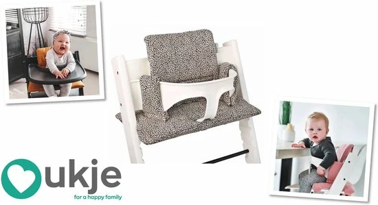 Ukje Stoelverkleiner - Geschikt Voor Stokke Tripp Trapp - Geplastificeerd - Kinderstoel - Kussenset - Wit Zebra 2 Ukje Stoelverkleiner - Geschikt Voor Stokke Tripp Trapp - Geplastificeerd - Kinderstoel - Kussenset - Wit Zebra - Afbeelding 2