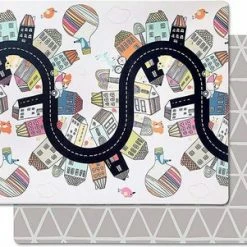 Skip Hop Double Play Reversible Playmat - Vibrant Village