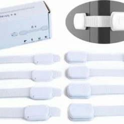 Sparkles Baby Safety Sparkless Baby Safety Zelfklevende Bandsloten - Kinderslot - 18 Cm - 8 Stuks