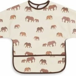 Jollein Slab Waterproof Met Mouw Pimpelmees - Forest Animals -Baby's Only 550x306