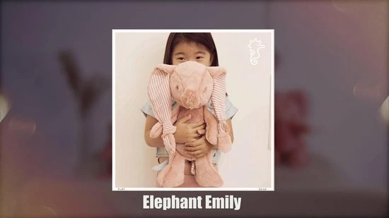 Happy Horse Olifant Emily Knuffeldoekje - Roze - Baby Cadeau 2 Happy Horse Olifant Emily Knuffeldoekje - Roze - Baby Cadeau - Afbeelding 2