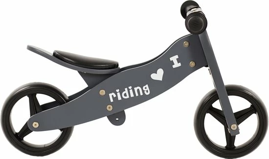 2Cycle 2 In 1 Loopfiets/Driewieler - Hout - Jongens En Meisjes - 1 Jaar - Speelgoed - Grijs 8 2Cycle 2 In 1 Loopfiets/Driewieler - Hout - Jongens En Meisjes - 1 Jaar - Speelgoed - Grijs - Afbeelding 8