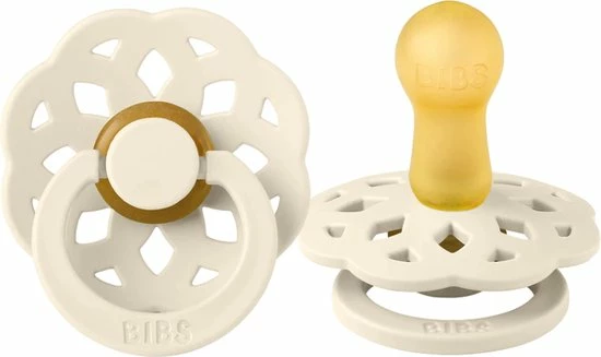 Bibs Fopspeen - Maat 1 0-6 Maanden - 1 Stuk - Boheme Ivory 1 Bibs Fopspeen - Maat 1 0-6 Maanden - 1 Stuk - Boheme Ivory