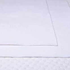 Merkloos 2 Pak, Dubbelzijdig Waterdicht Molton Bedzeil 75 X 100 Cm, Matrasbeschermer , Onderlegger Voor Kinderbed.