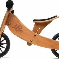 Kinderfeets Houten Loopfiets Driewieler Tiny Tot - Bamboe
