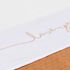 Jollein Baby Laken Wieg 75x100cm Love You - Caramel -Baby's Only 550x362