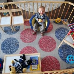 Ladanas INKLAPBARE Grondbox - Baby Boxen - Playpen Baby Omtrek 7,2m - ONGELAKT Grenenhout - Kinderbox Modulair (8-delig) -Baby's Only 550x365 12