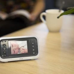 Alecto DVM-75 - Babyfoon Met Camera - Temperatuurweergave - Wit -Baby's Only 550x366 102