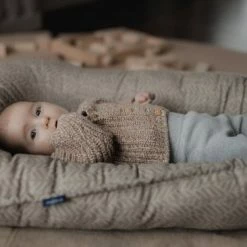 Zaffiro Geo Babynestje - Groen - Hoes Van 100% Katoen -Baby's Only 550x366 105