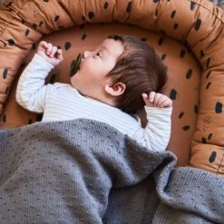 Jollein Baby Deken Ledikant Bliss Knit 100x150cm - Storm Grey -Baby's Only 550x366 125