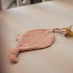 Jollein Speendoekje Badstof Leaf - Pale Pink