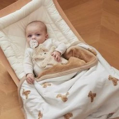 Jollein Baby Deken Wieg Jersey 75x100cm - Teddy Bear -Baby's Only 550x366 185